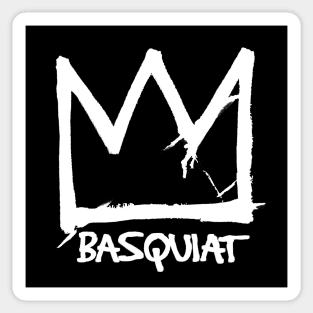 BASQUIAT White Crown Sticker